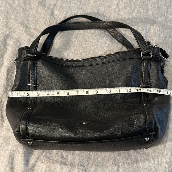 Ralph Lauren black leather bag - Picture 2 of 7